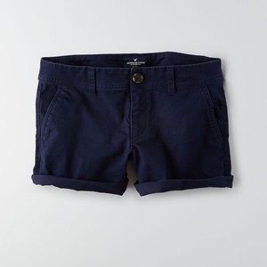 AEO - Twill MIDI Shorts